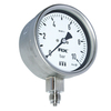 Process gauge stainless steel AISI 316L with BSPP(G) bottom entry